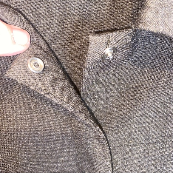 Banana Republic Stretch Wool Blend Snap Front Top Size Small - Picture 8 of 10